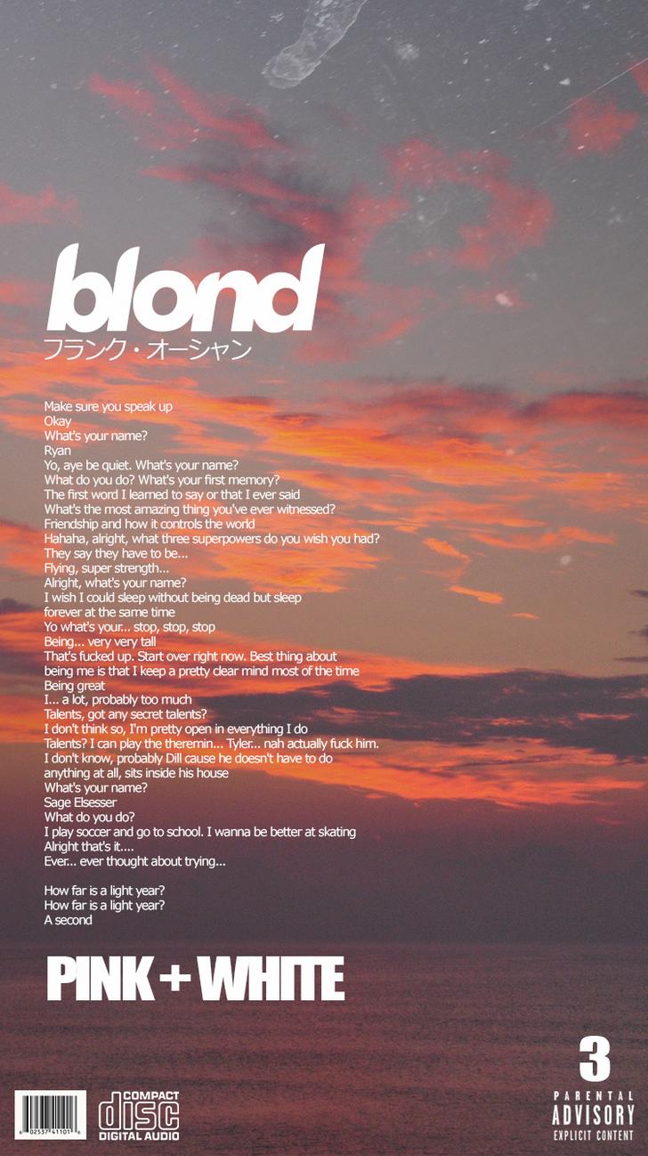 Blond Album Cover Hd Wallpapers