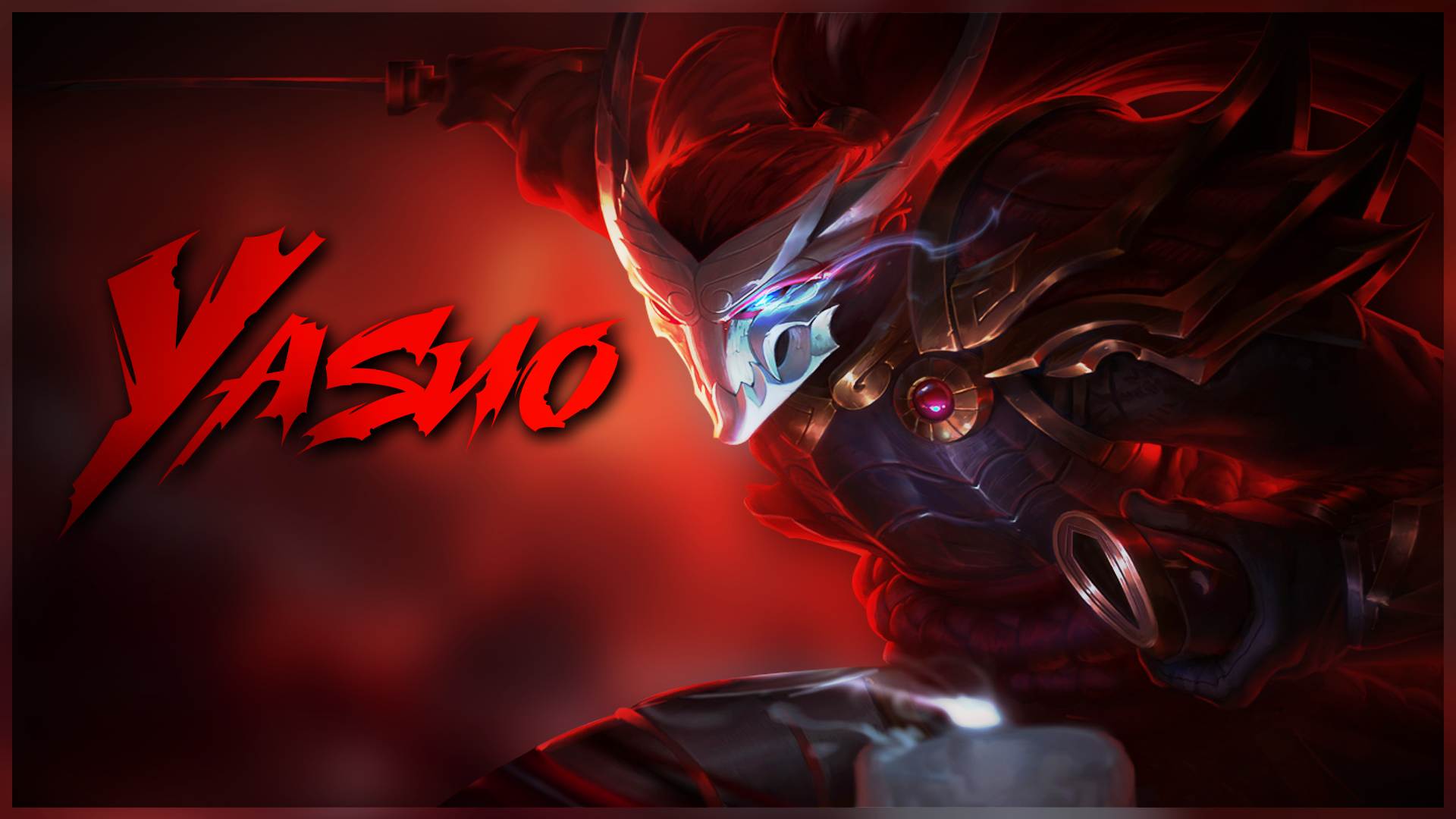 Blood Moon Yasuo Splash Art Wallpapers