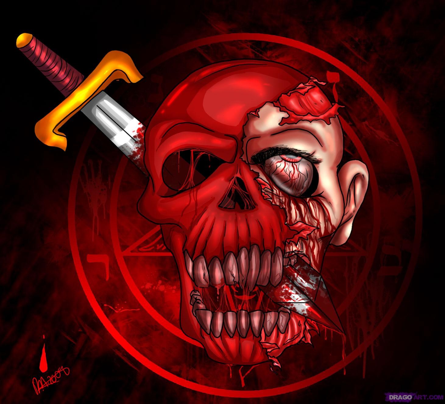 Bloody Skull Wallpapers