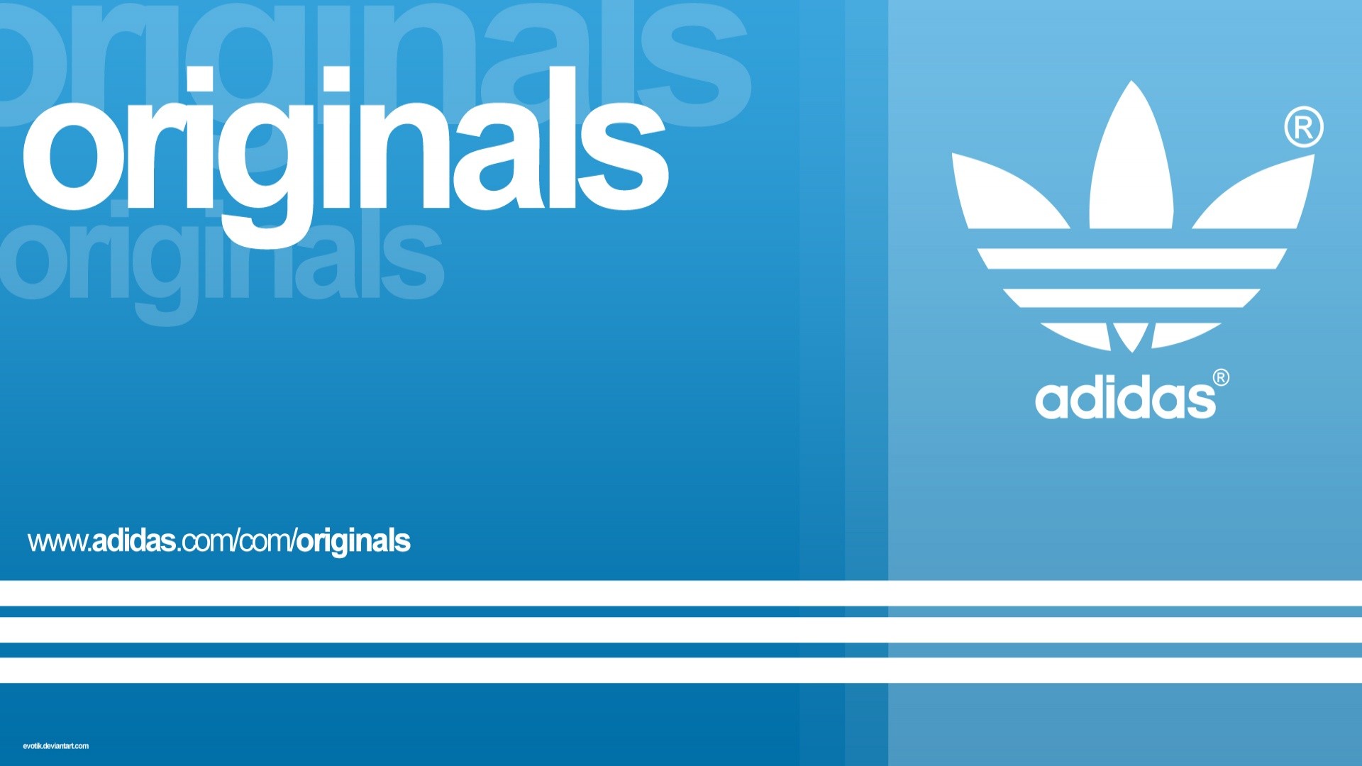 Blue Adidas Logo Wallpapers