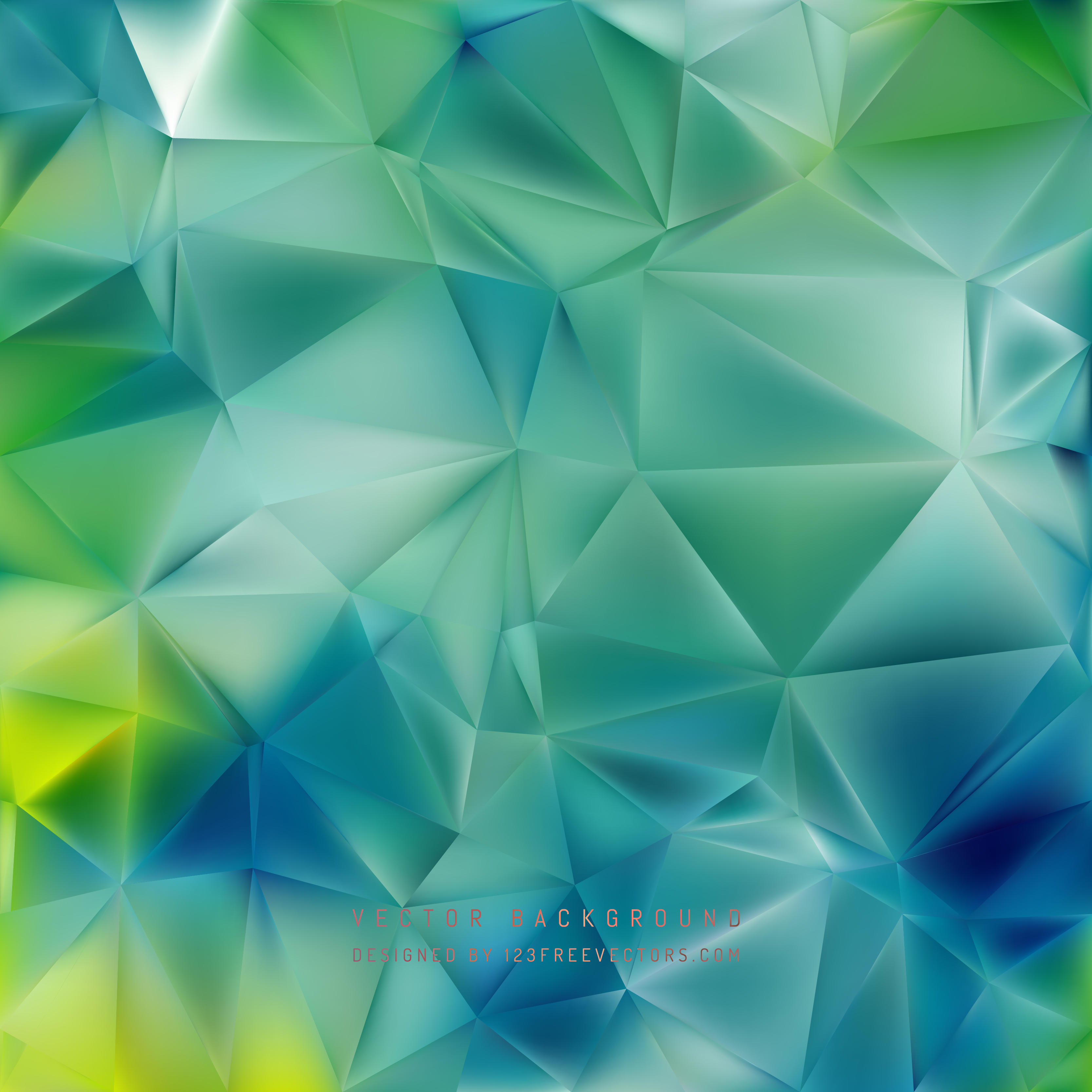 Blue And Green Geometric Wallpapers