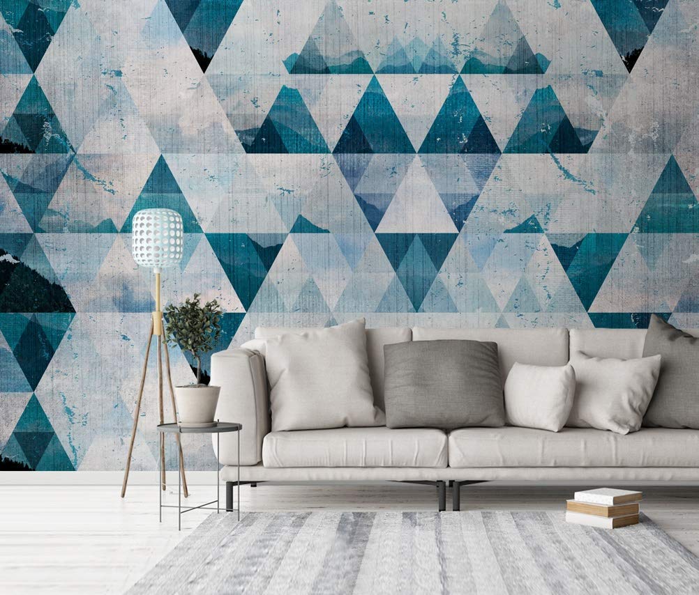 Blue And Green Geometric Wallpapers