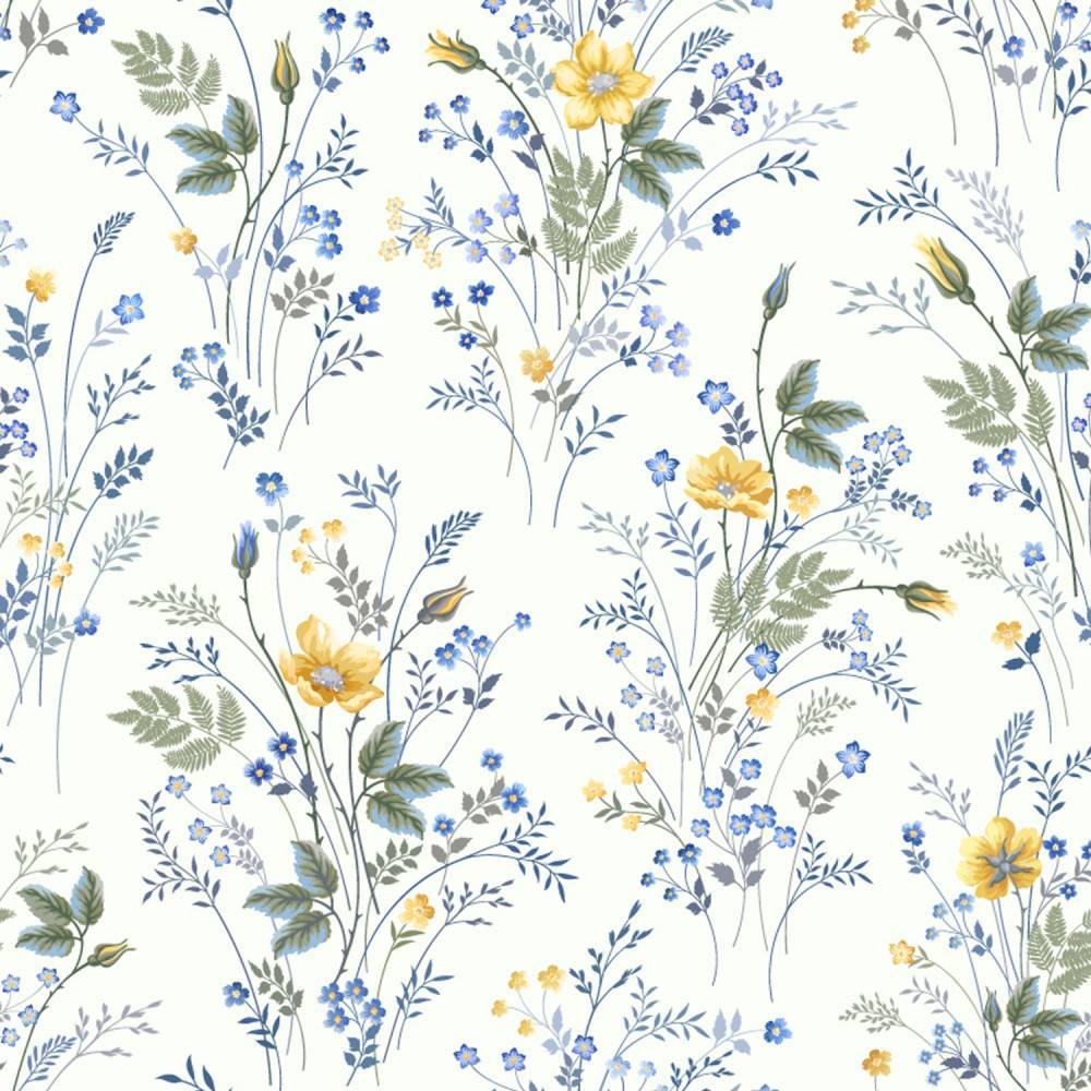 Blue And Yellow Flower Wallpapers