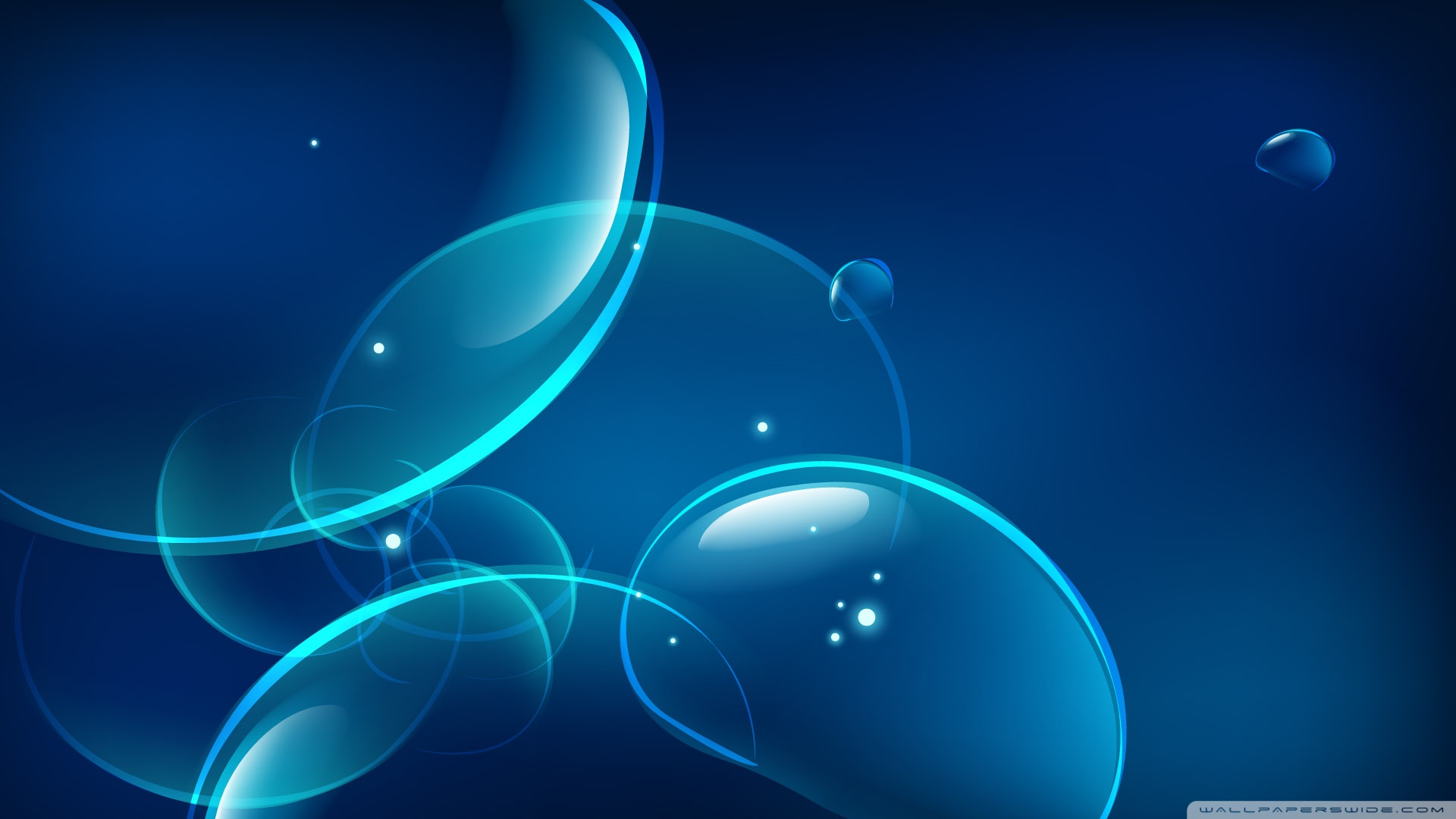 Blue Bubbles Wallpapers