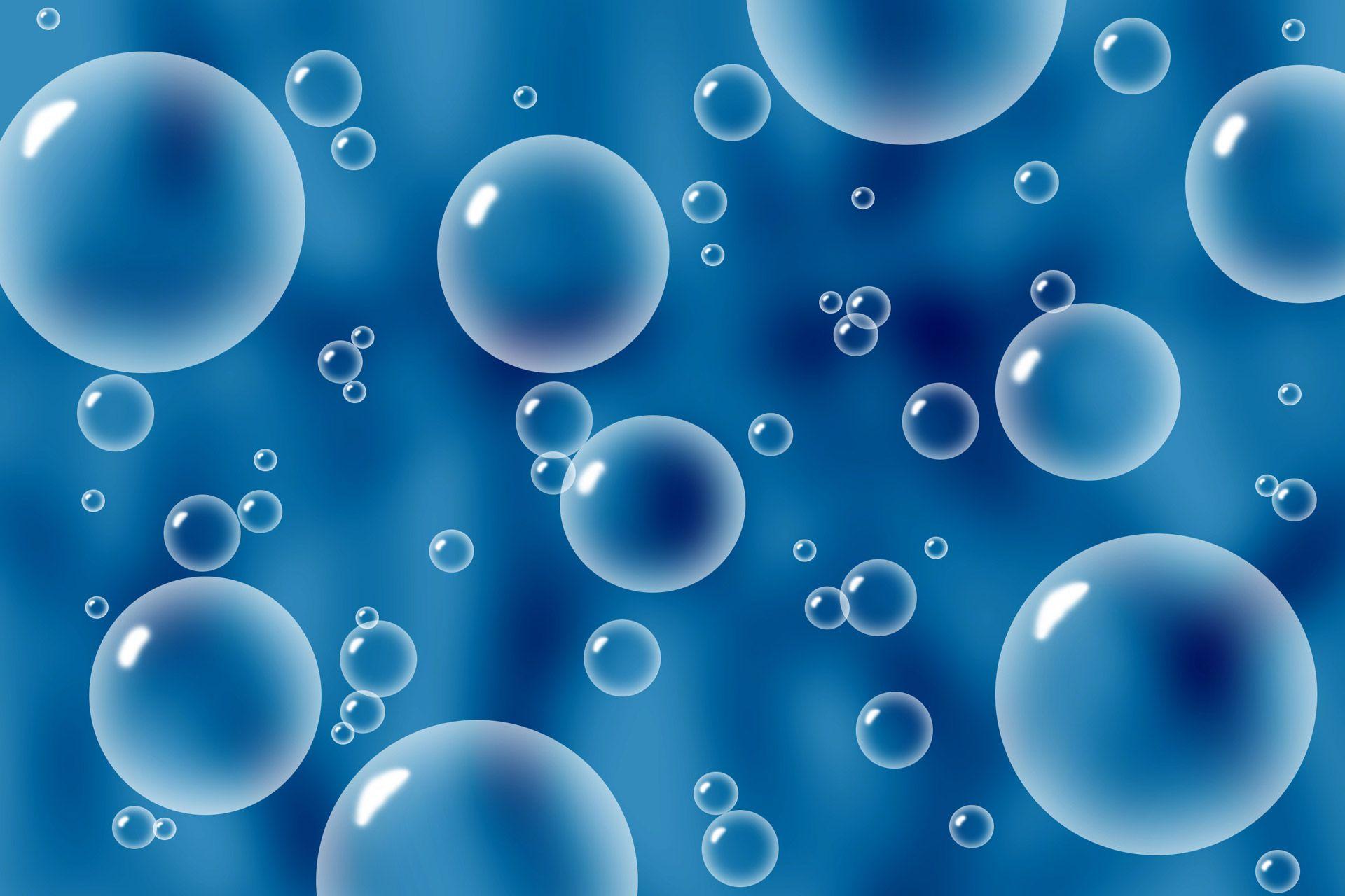 Blue Bubbles Wallpapers
