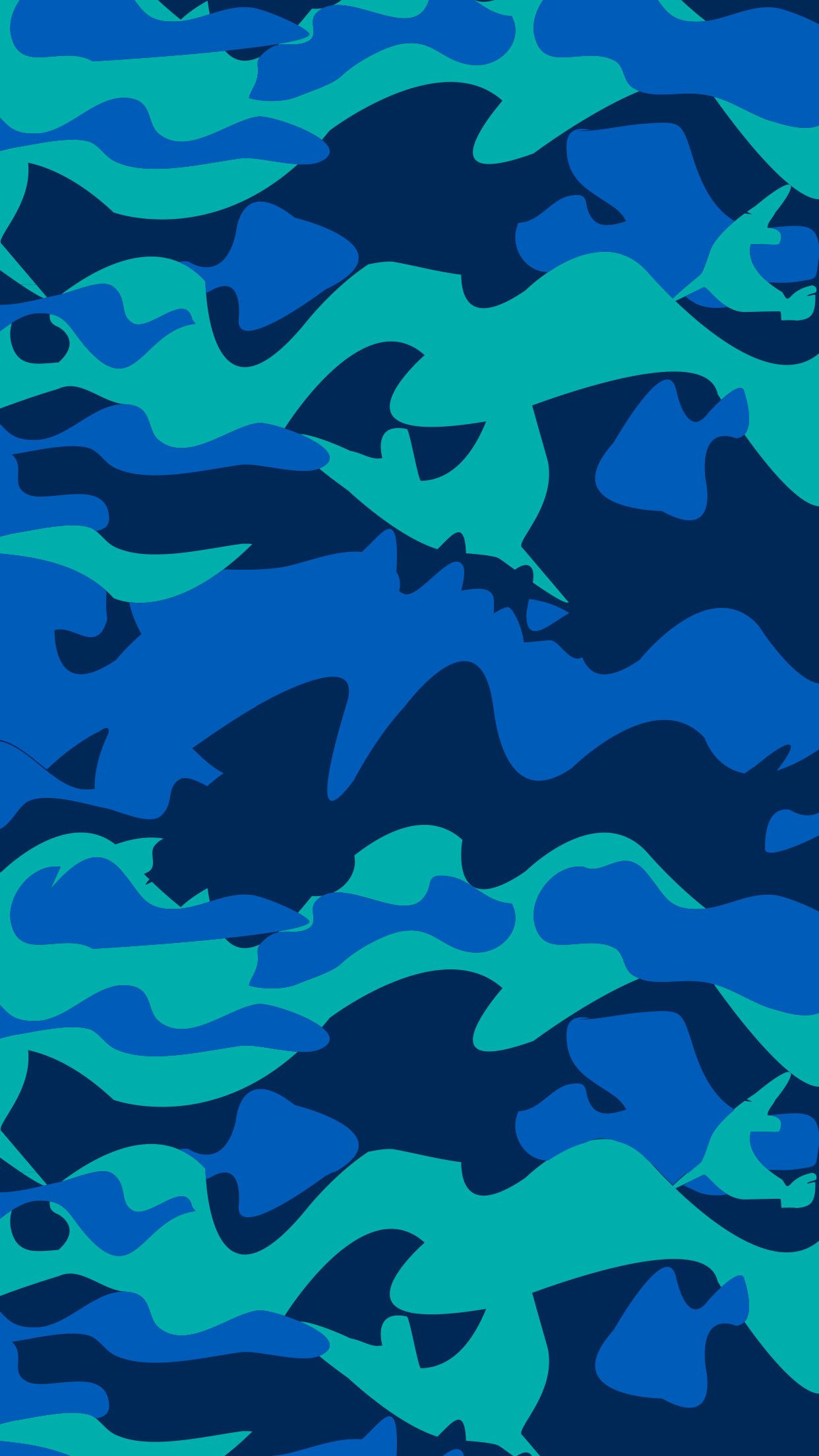 Blue Camo Live Girl Wallpapers