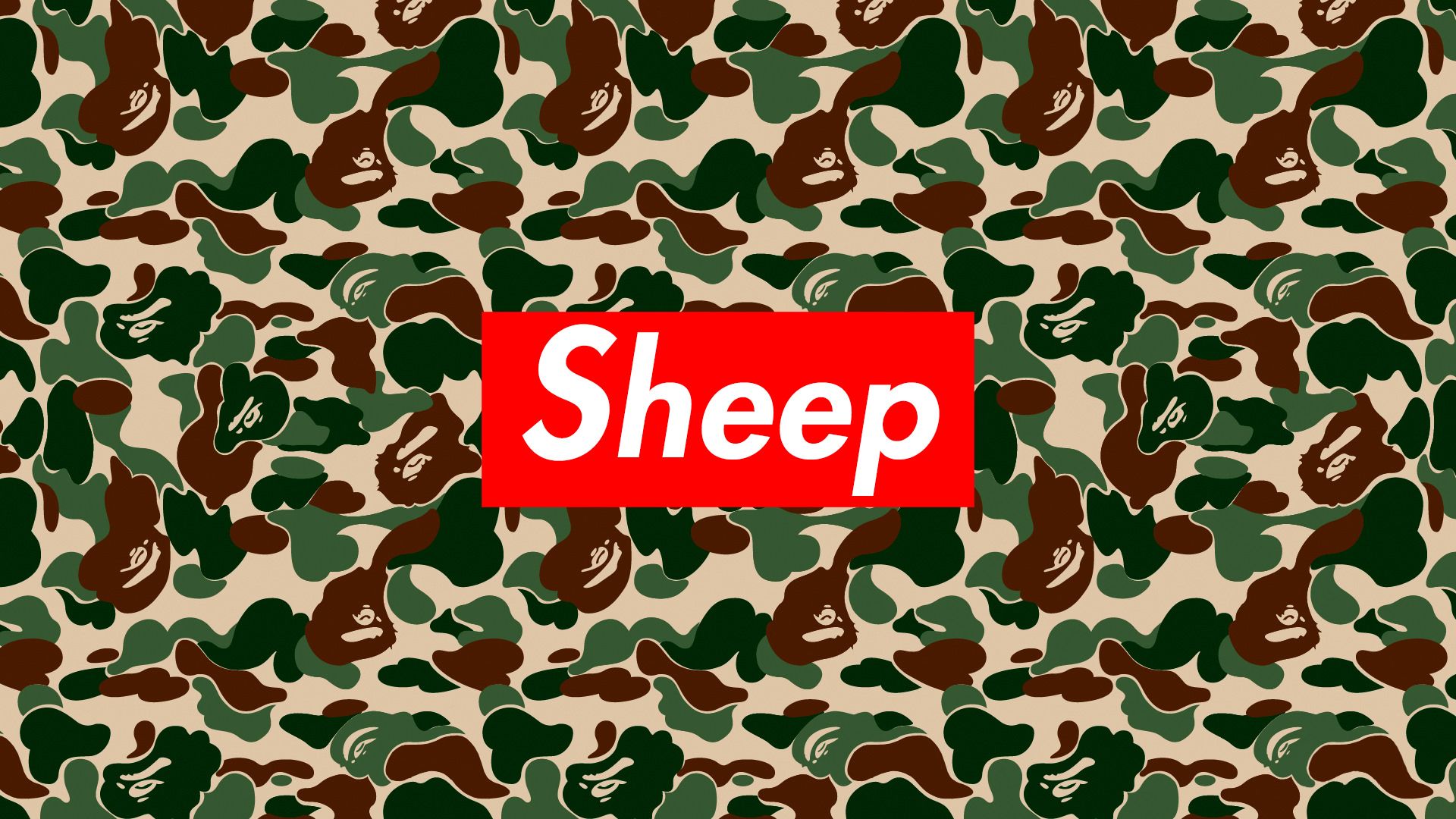 Blue Camo Supreme Wallpapers