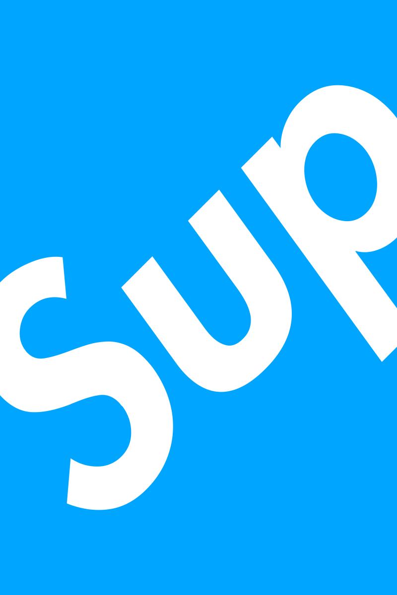 Blue Camo Supreme Wallpapers