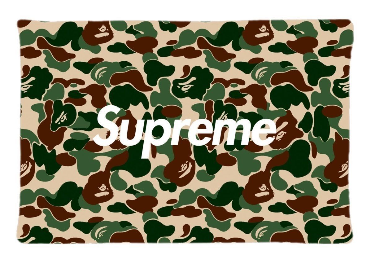 Blue Camo Supreme Wallpapers