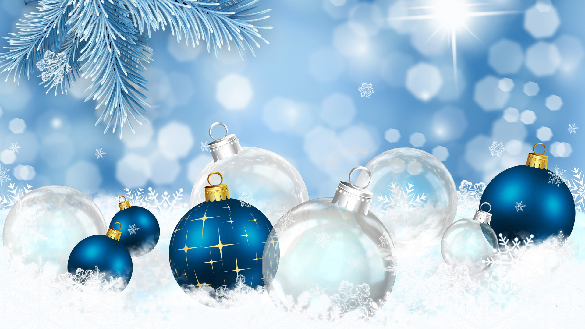 Blue Christmas Wallpapers