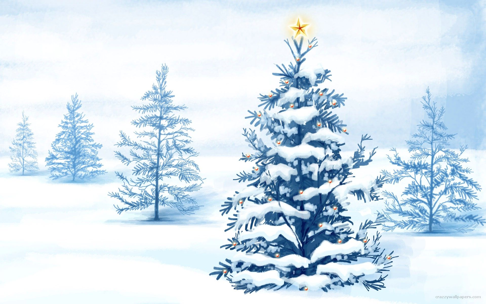 Blue Christmas Wallpapers