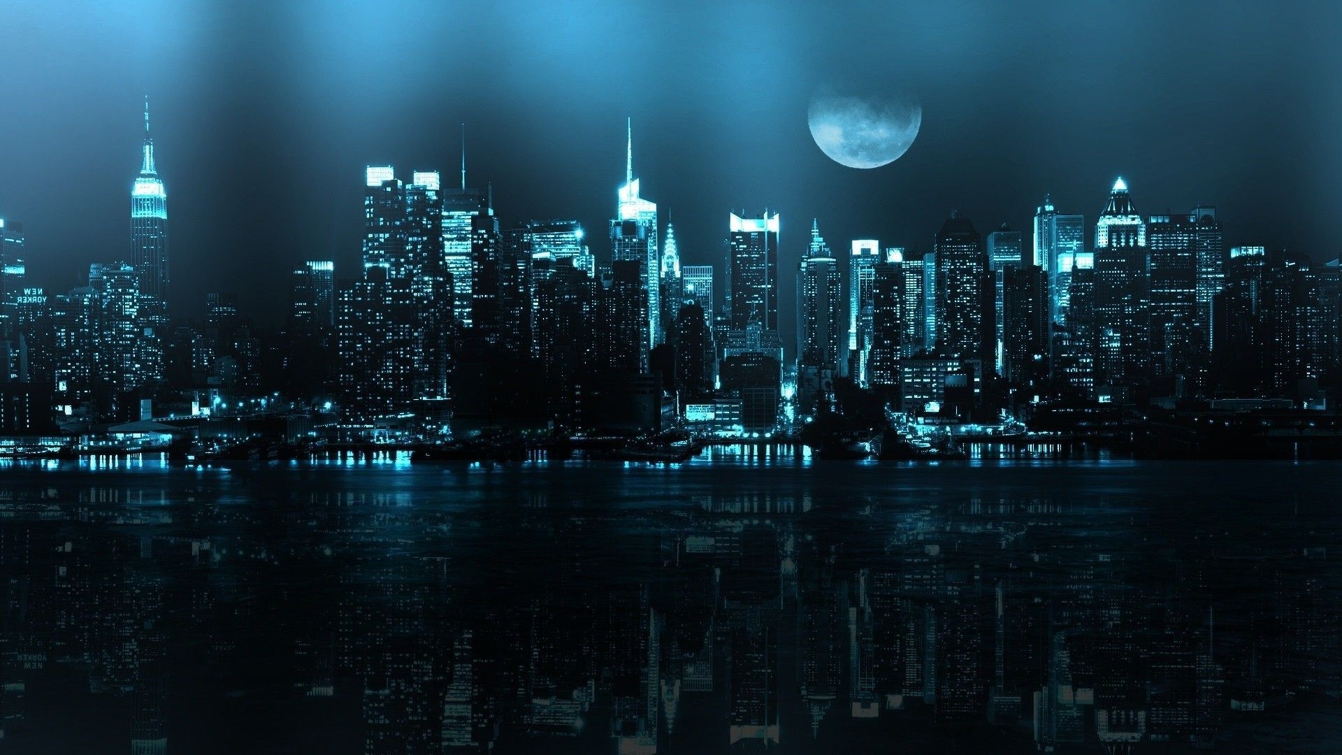 Blue City Wallpapers