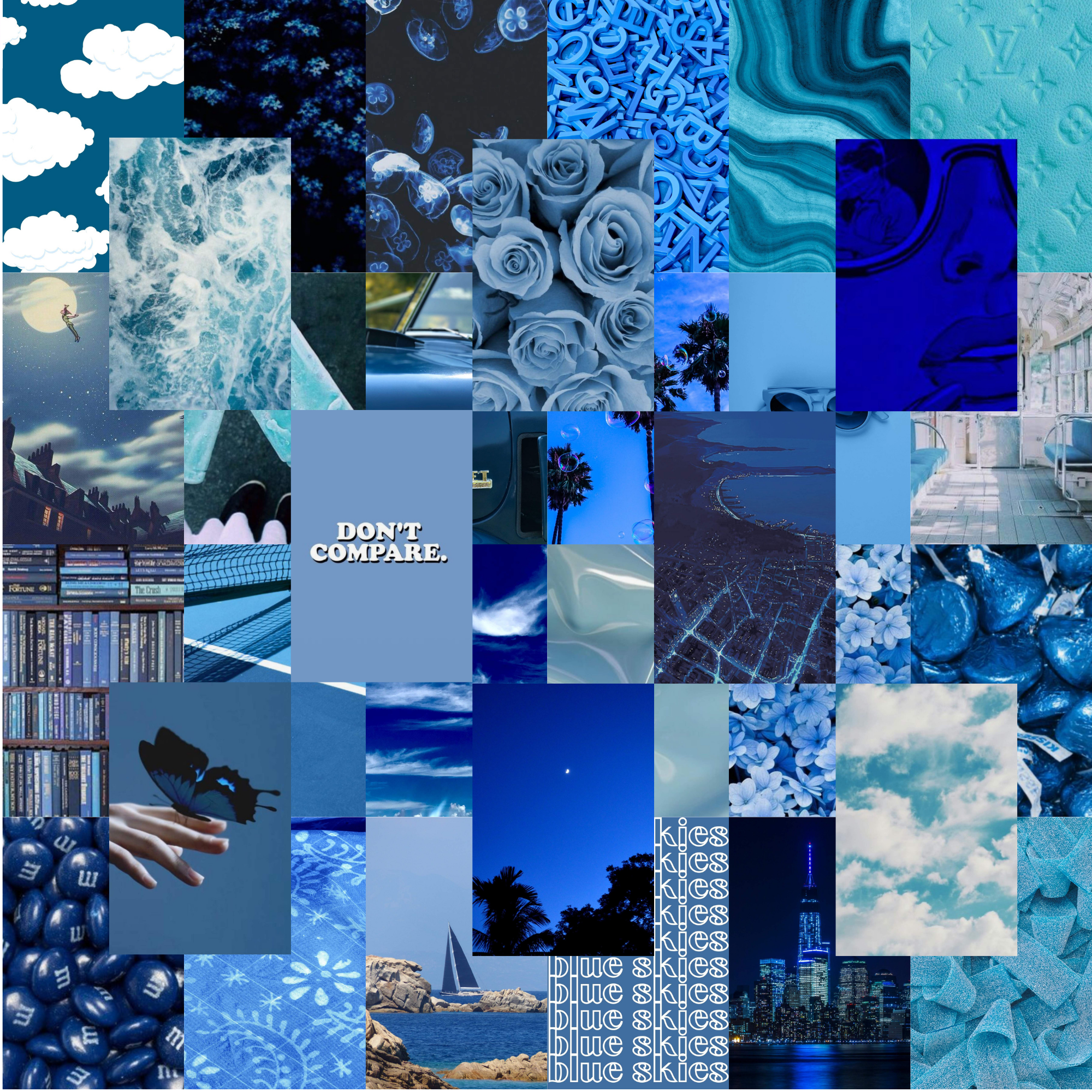 Blue Collage Wallpapers