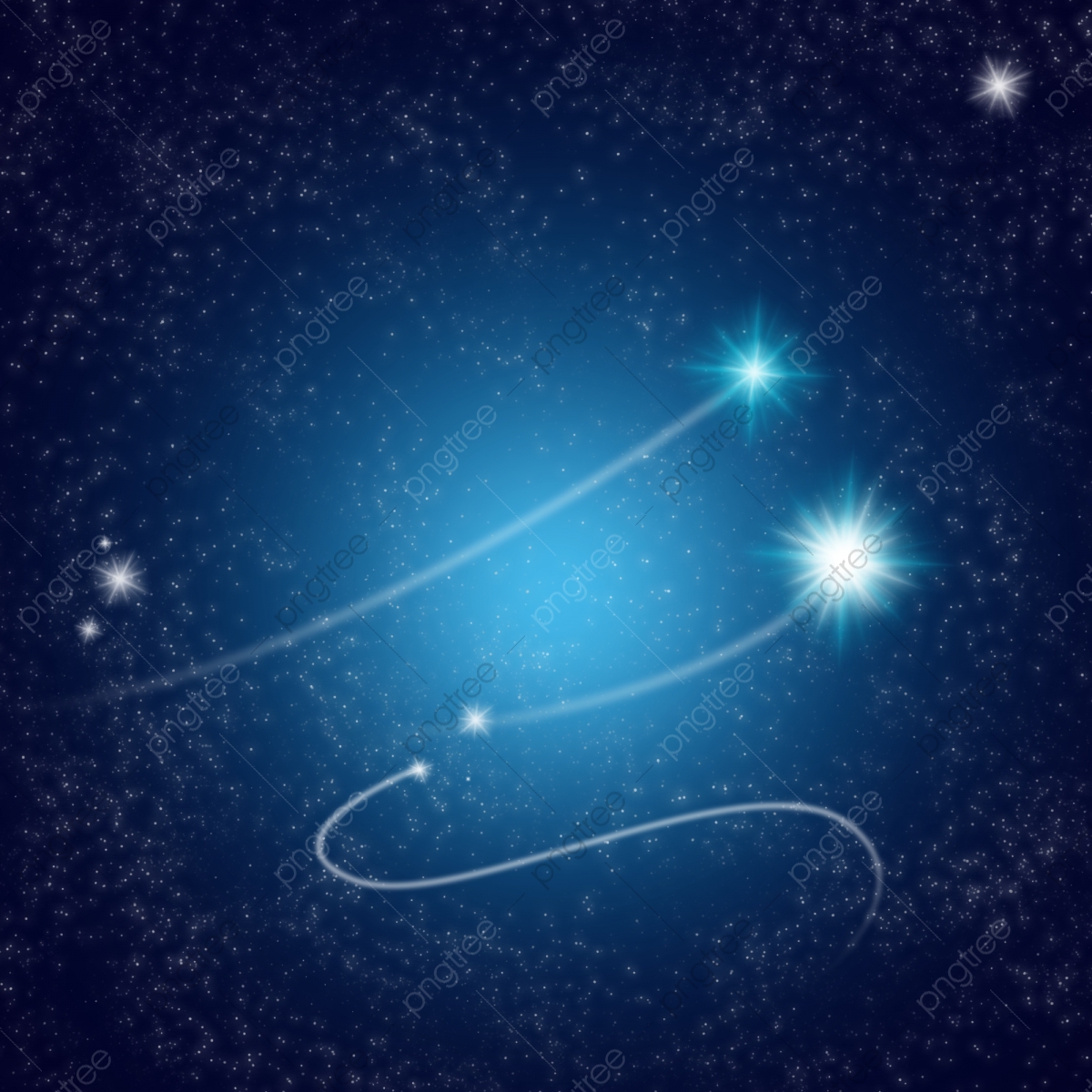 Blue Comet Space Wallpapers