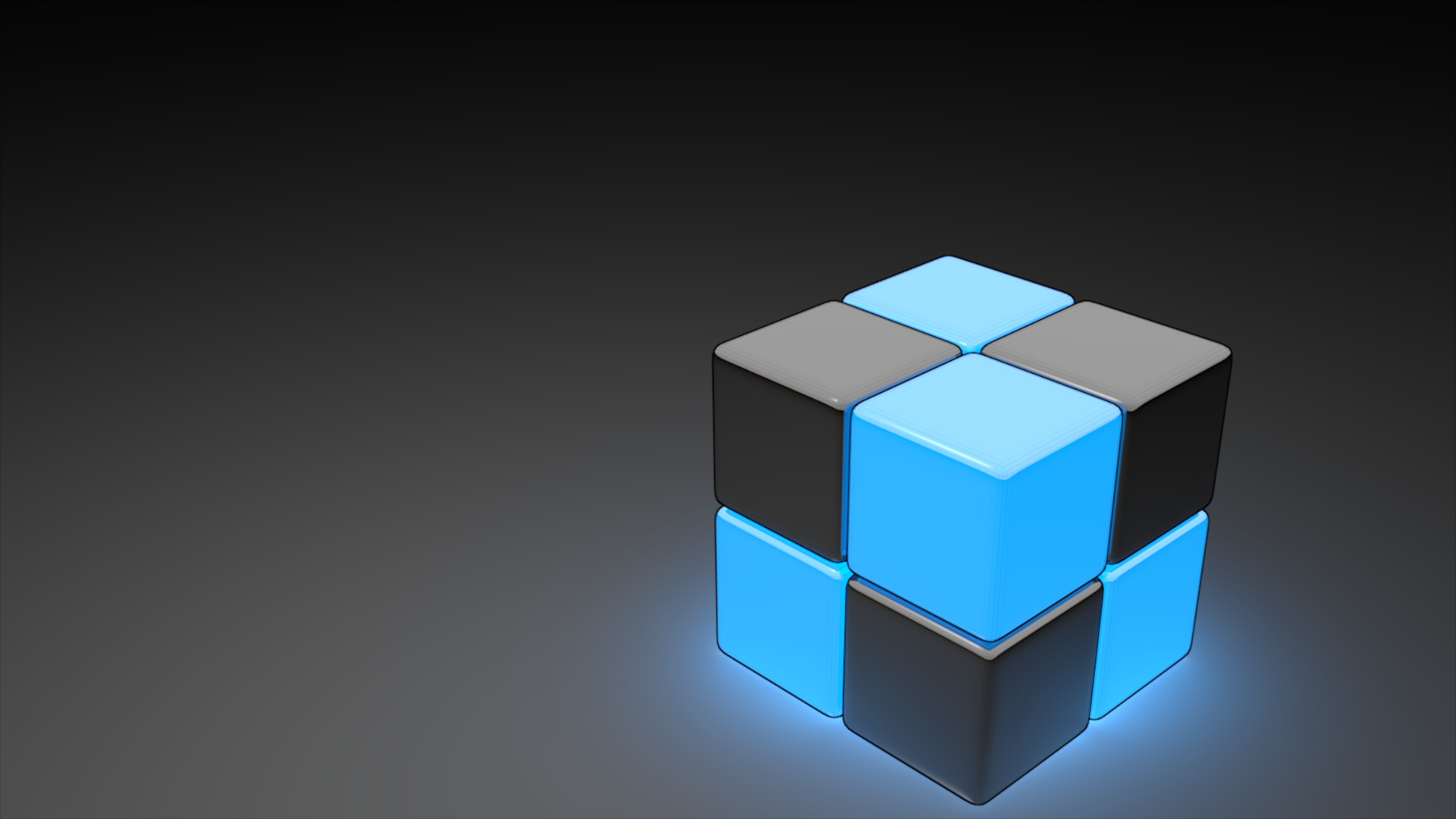 Blue Cubes Wallpapers