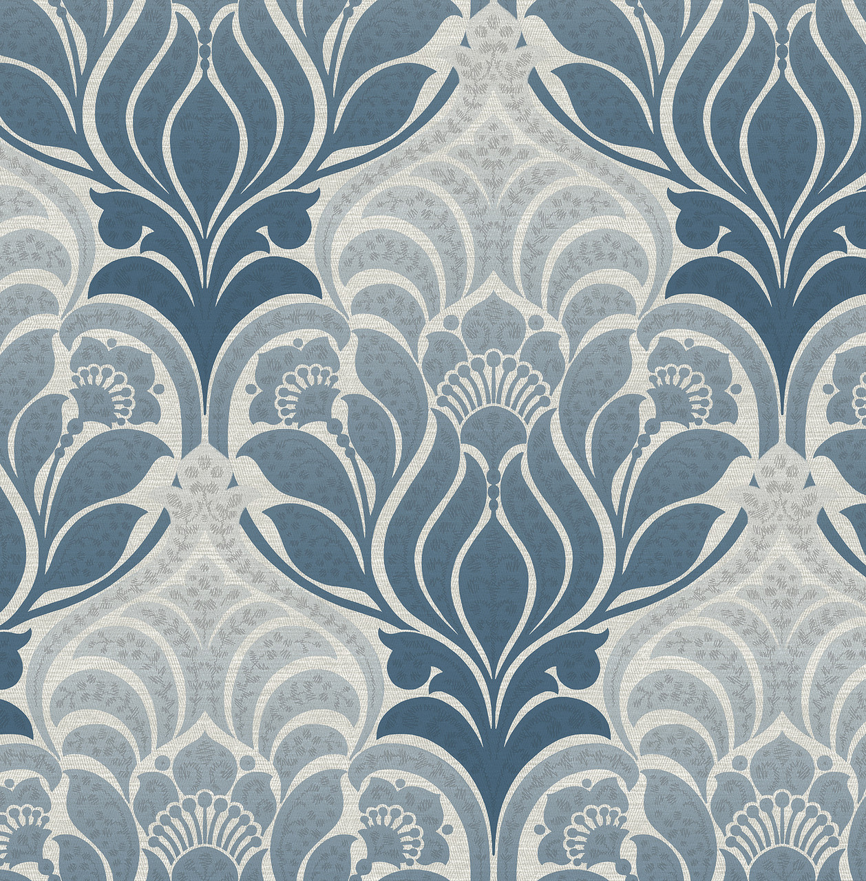 Blue Damask Wallpapers