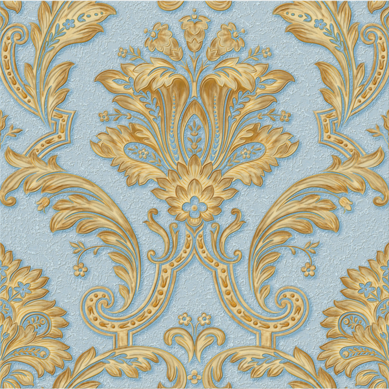 Blue Damask Wallpapers