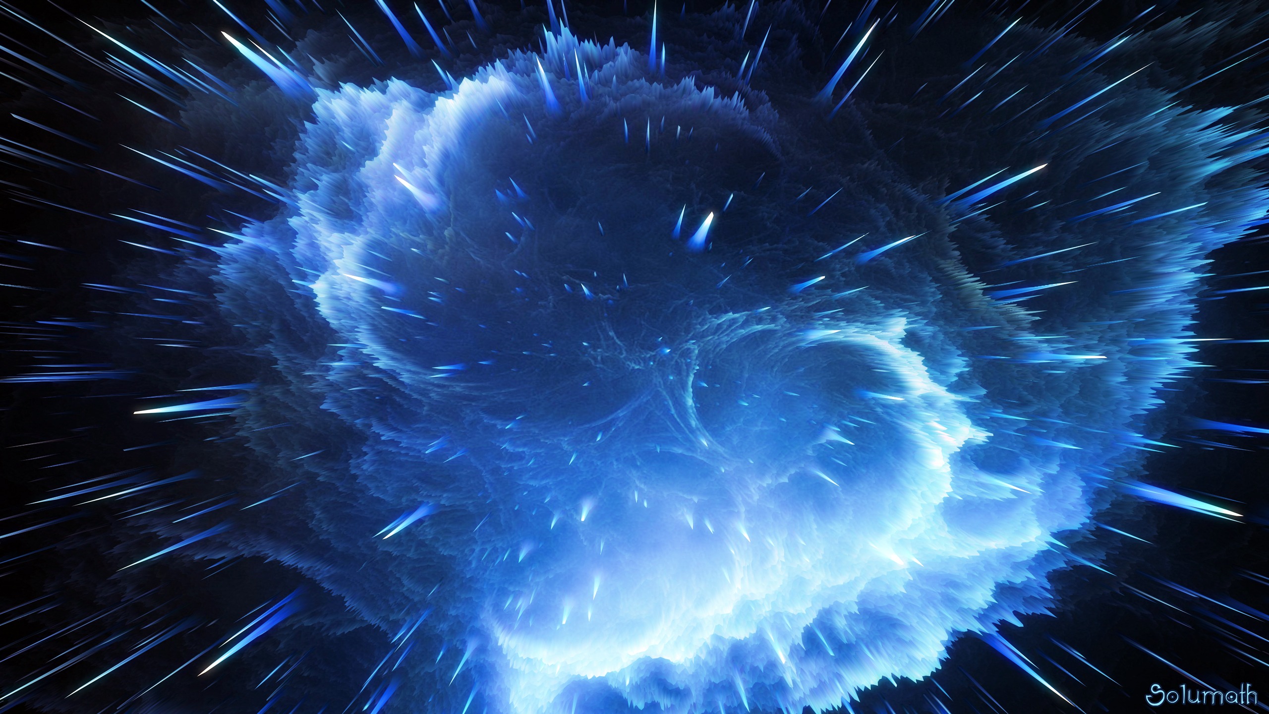 Blue Explosions Wallpapers
