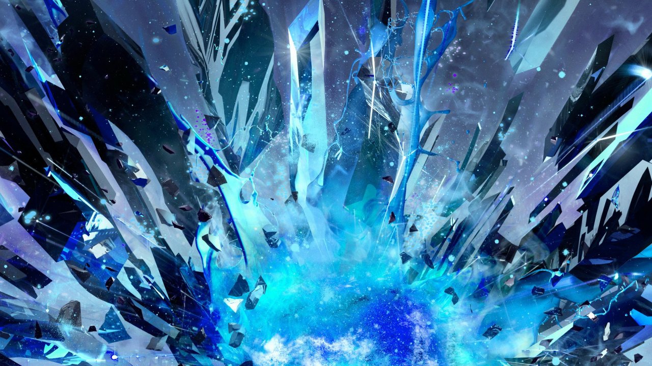 Blue Explosions Wallpapers