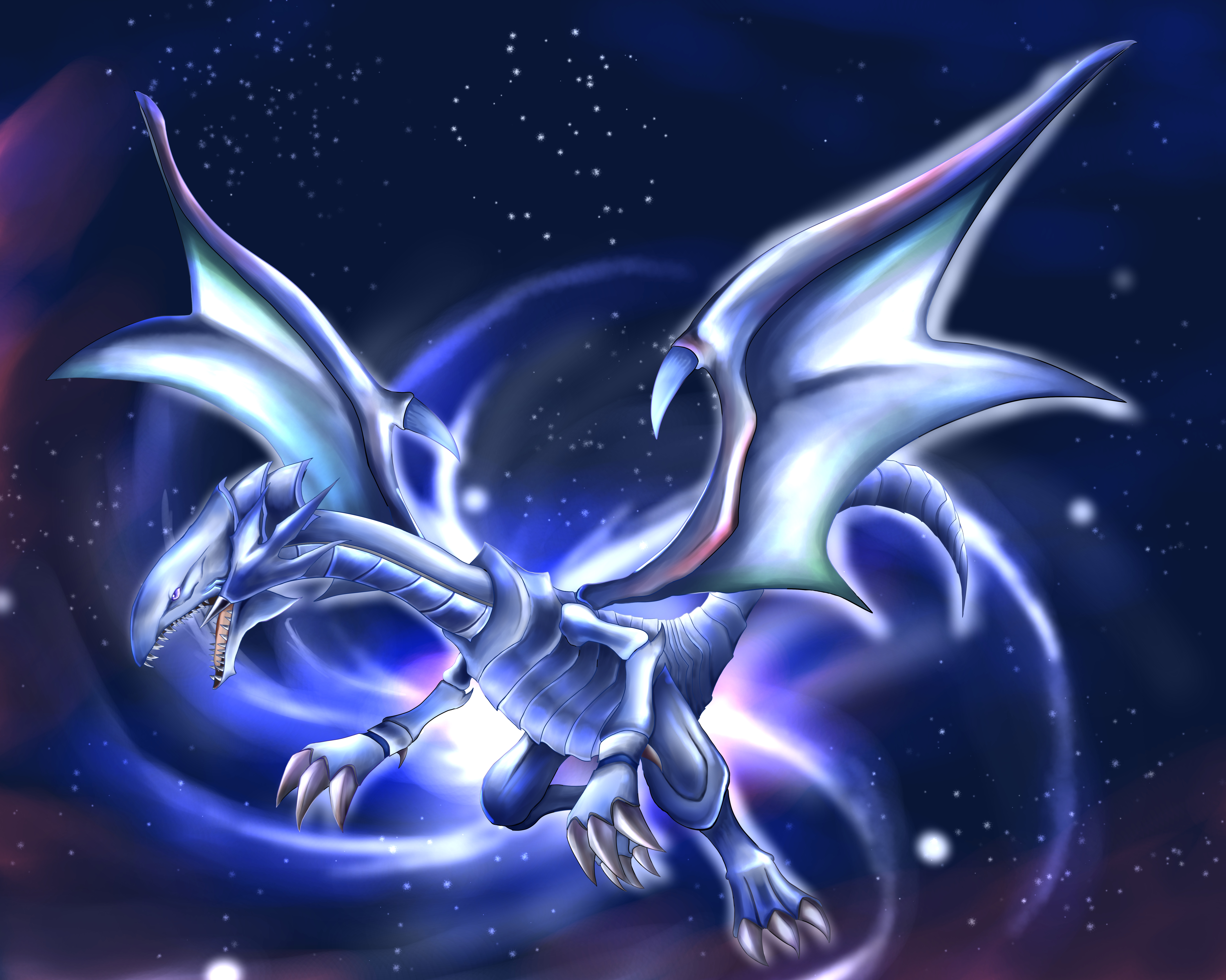 Blue Eyes White Dragon Wallpapers