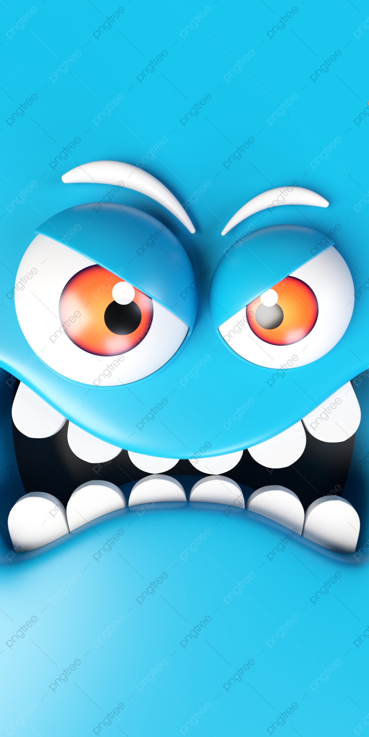 Blue Face Cartoon Wallpapers