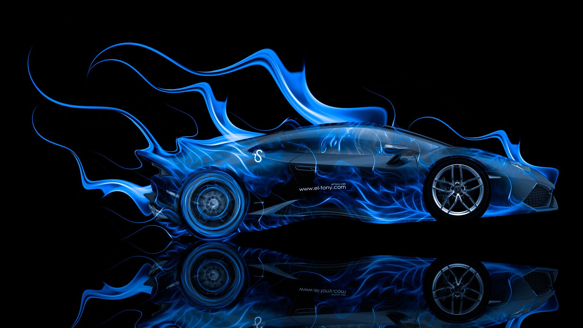 Blue Fire Lamborghini Wallpapers
