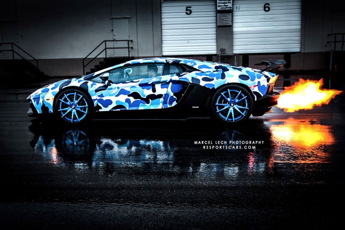 Blue Fire Lamborghini Wallpapers