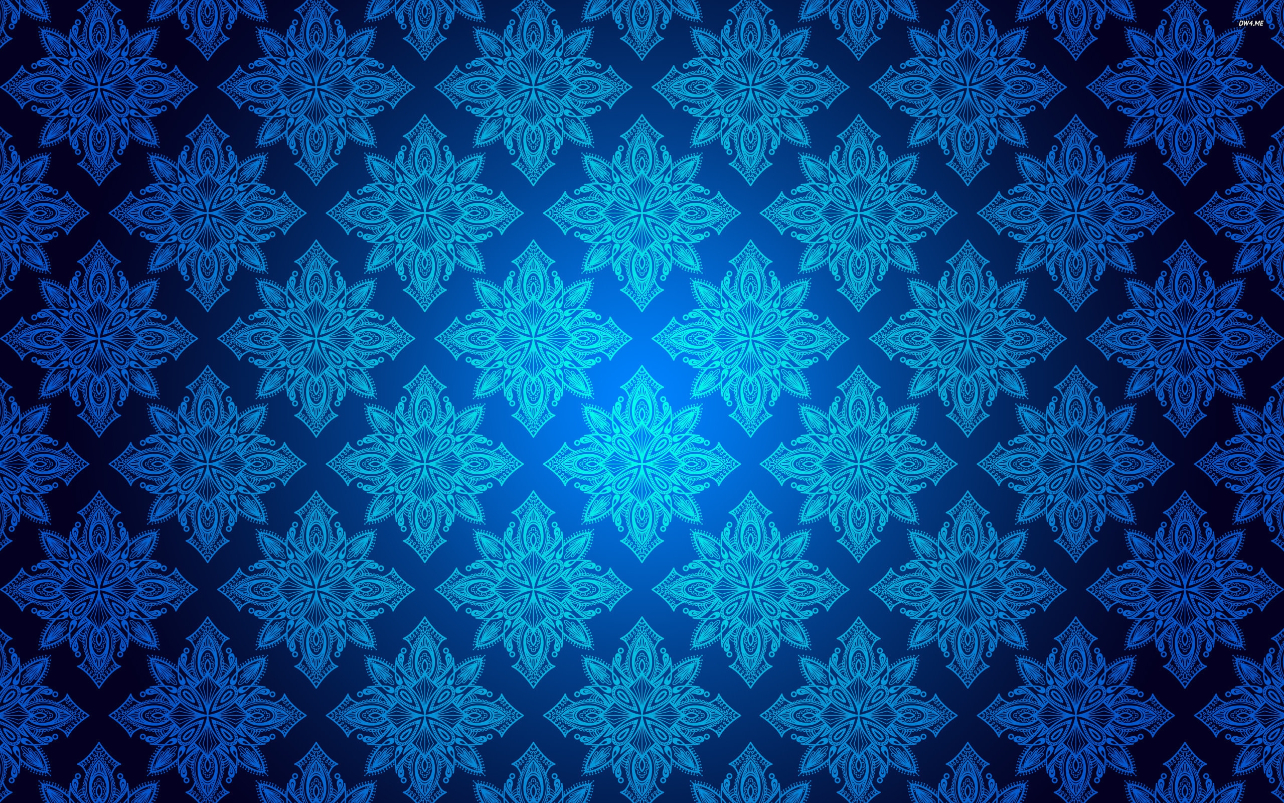 Blue Floral Wallpapers