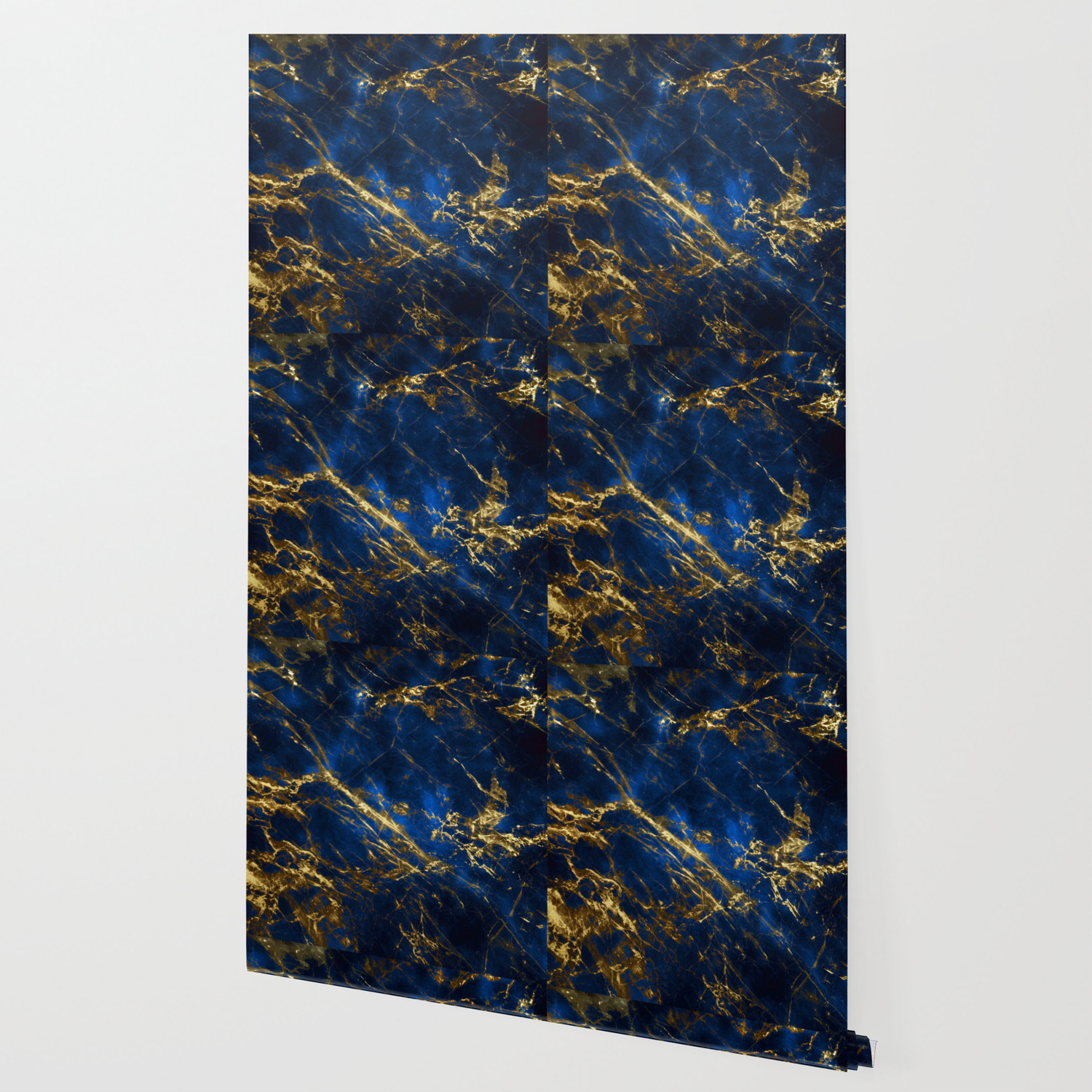 Blue Gold Marble Wallpapers