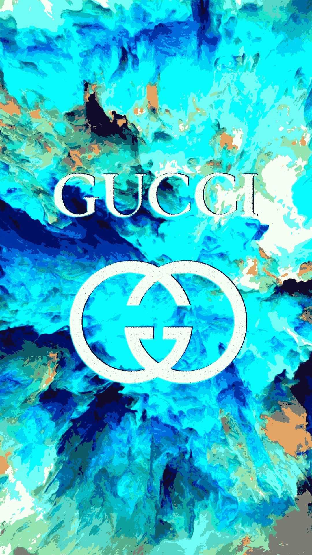 Blue Gucci Logo Wallpapers