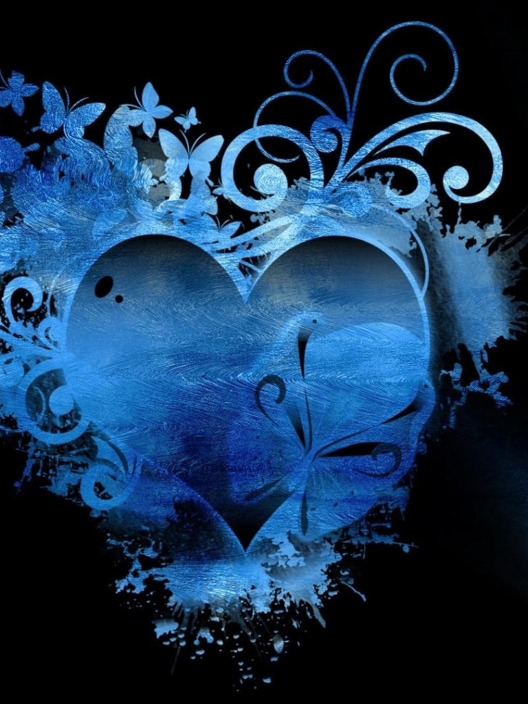 Blue Heart Wallpapers