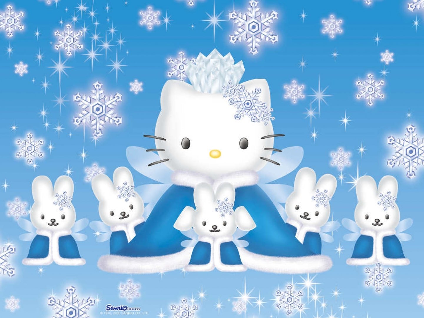 Blue Hello Kitty Wallpapers