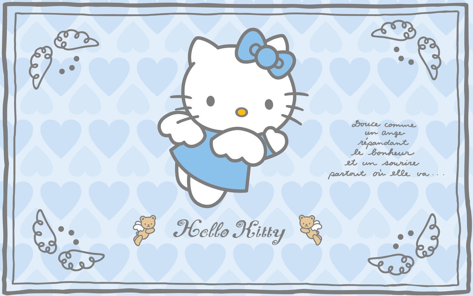 Blue Hello Kitty Wallpapers