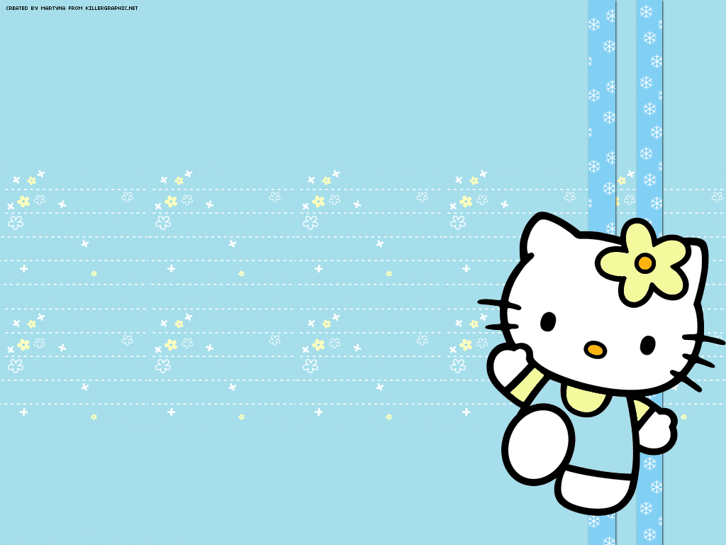 Blue Hello Kitty Wallpapers