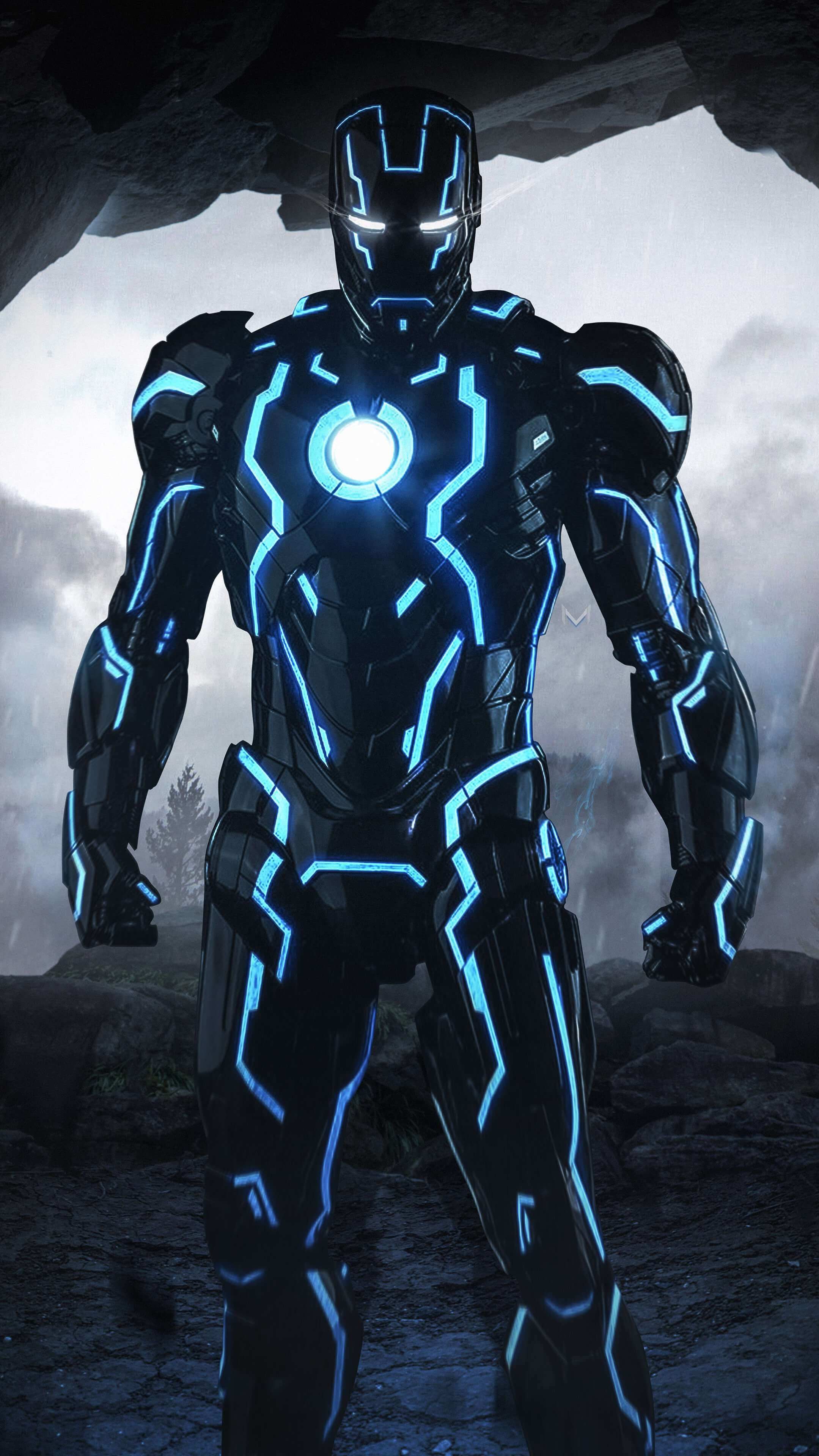 Blue Iron Man Wallpapers