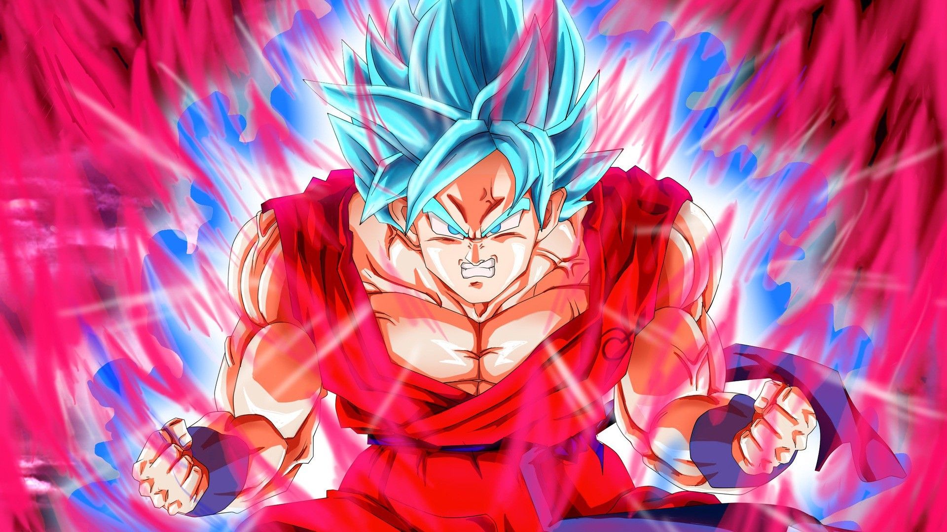 Blue Kaioken Goku Wallpapers