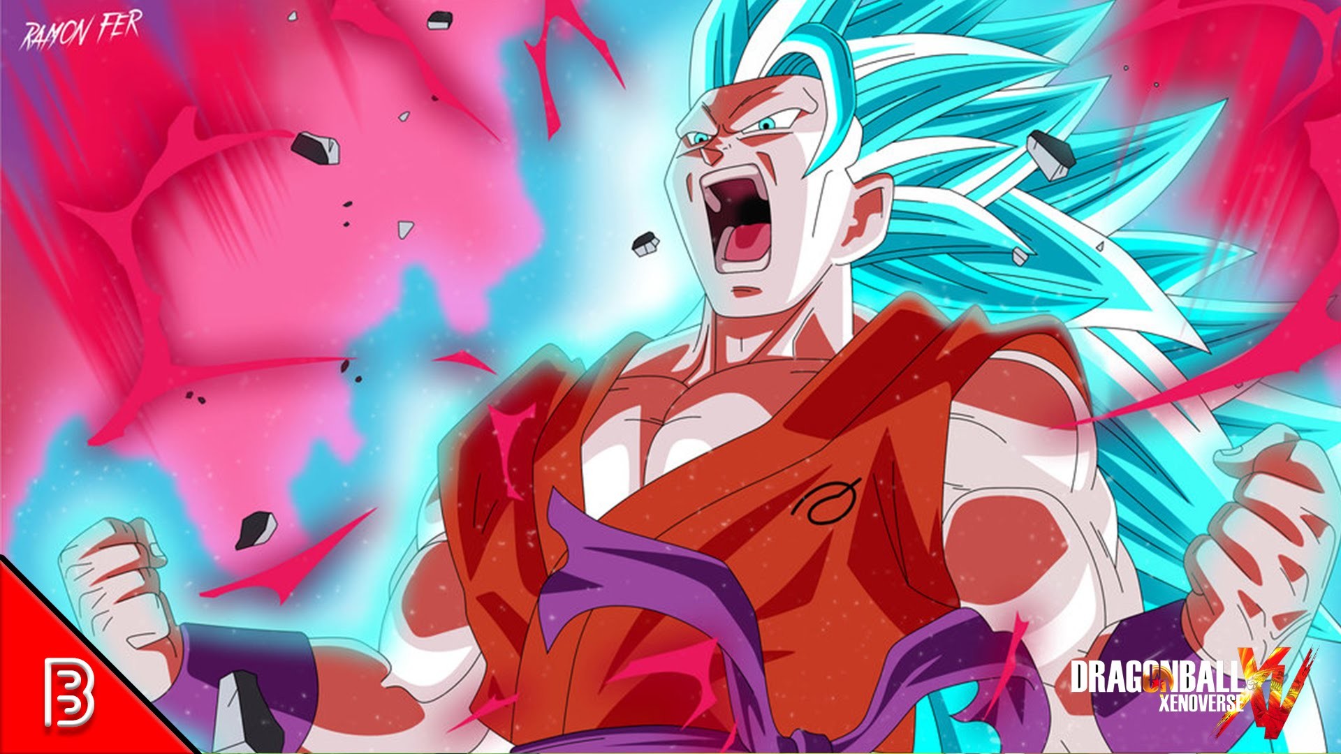 Blue Kaioken Goku Wallpapers