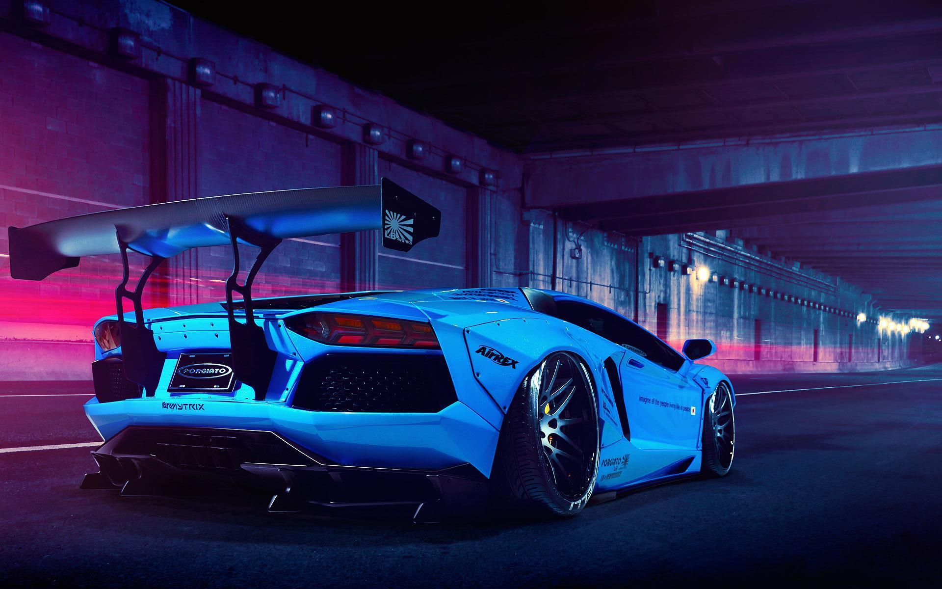 Blue Lamborghini Wallpapers