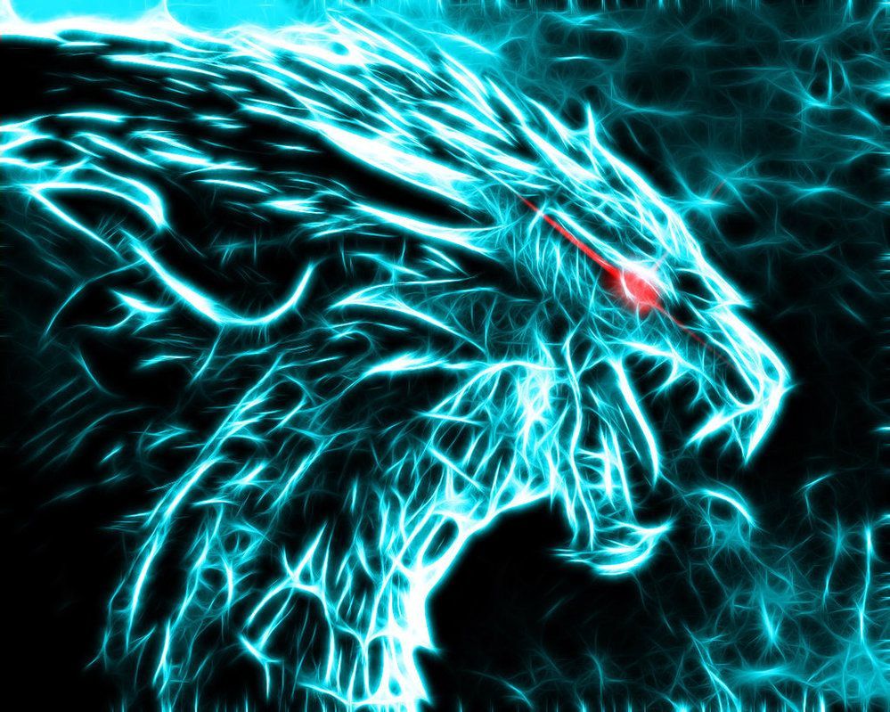 Blue Lightning Dragon Wallpapers