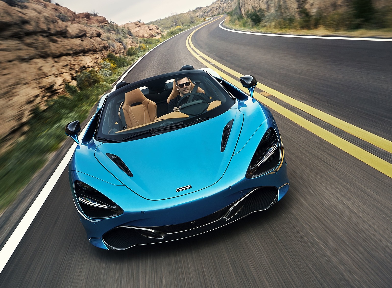 Blue Mclaren Wallpapers