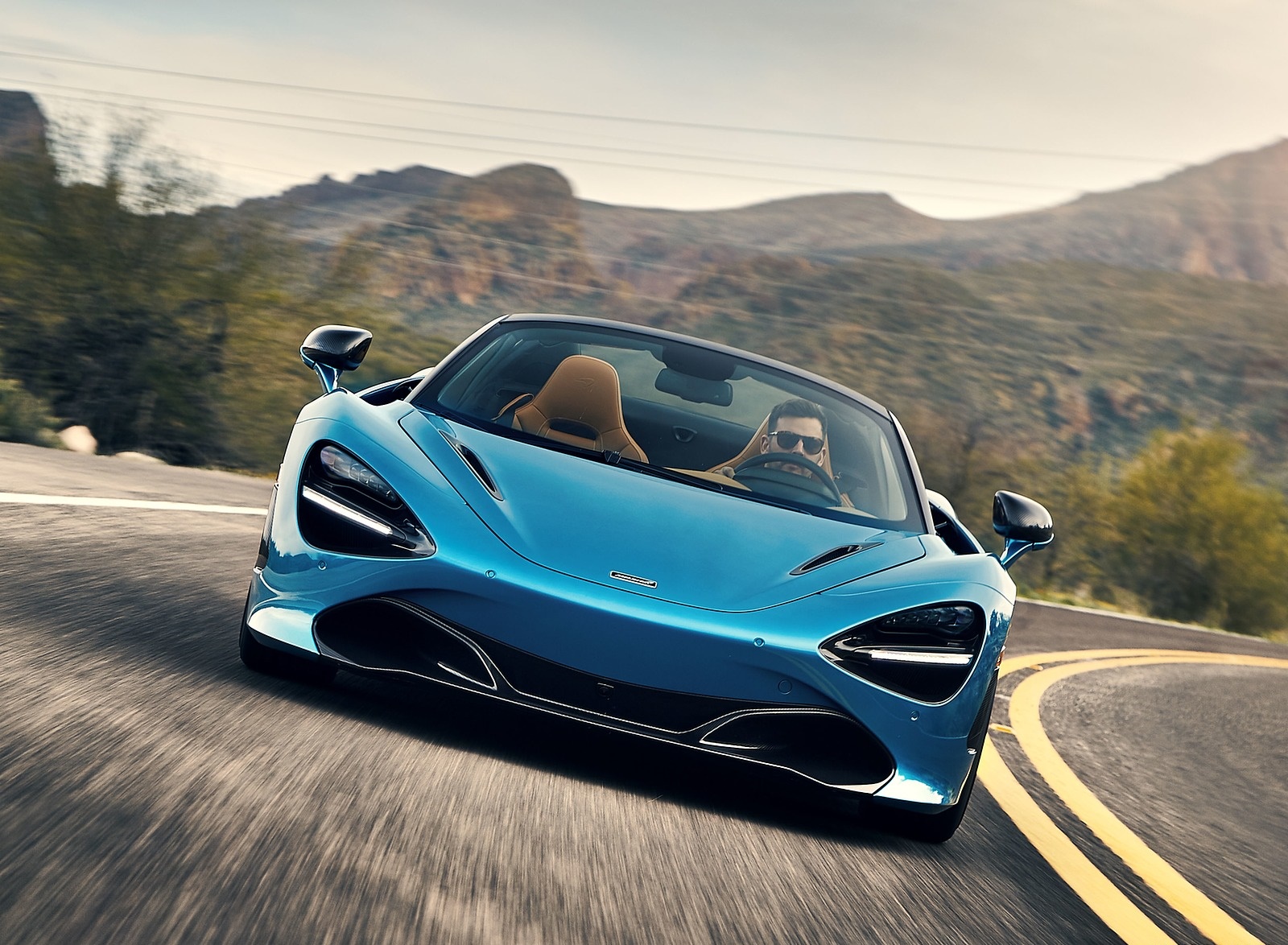 Blue Mclaren Wallpapers