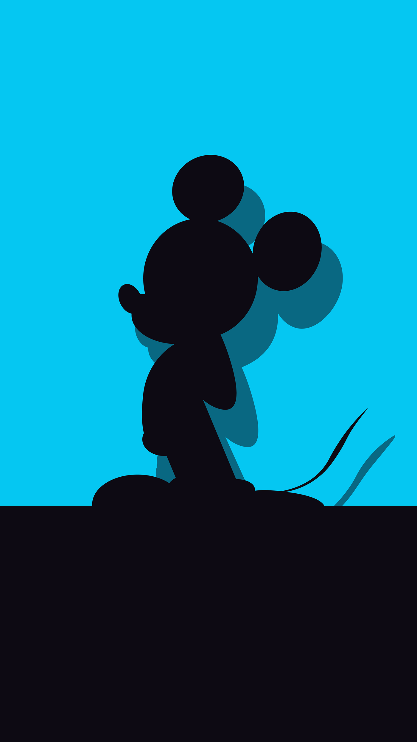 Blue Mickey Mouse Wallpapers