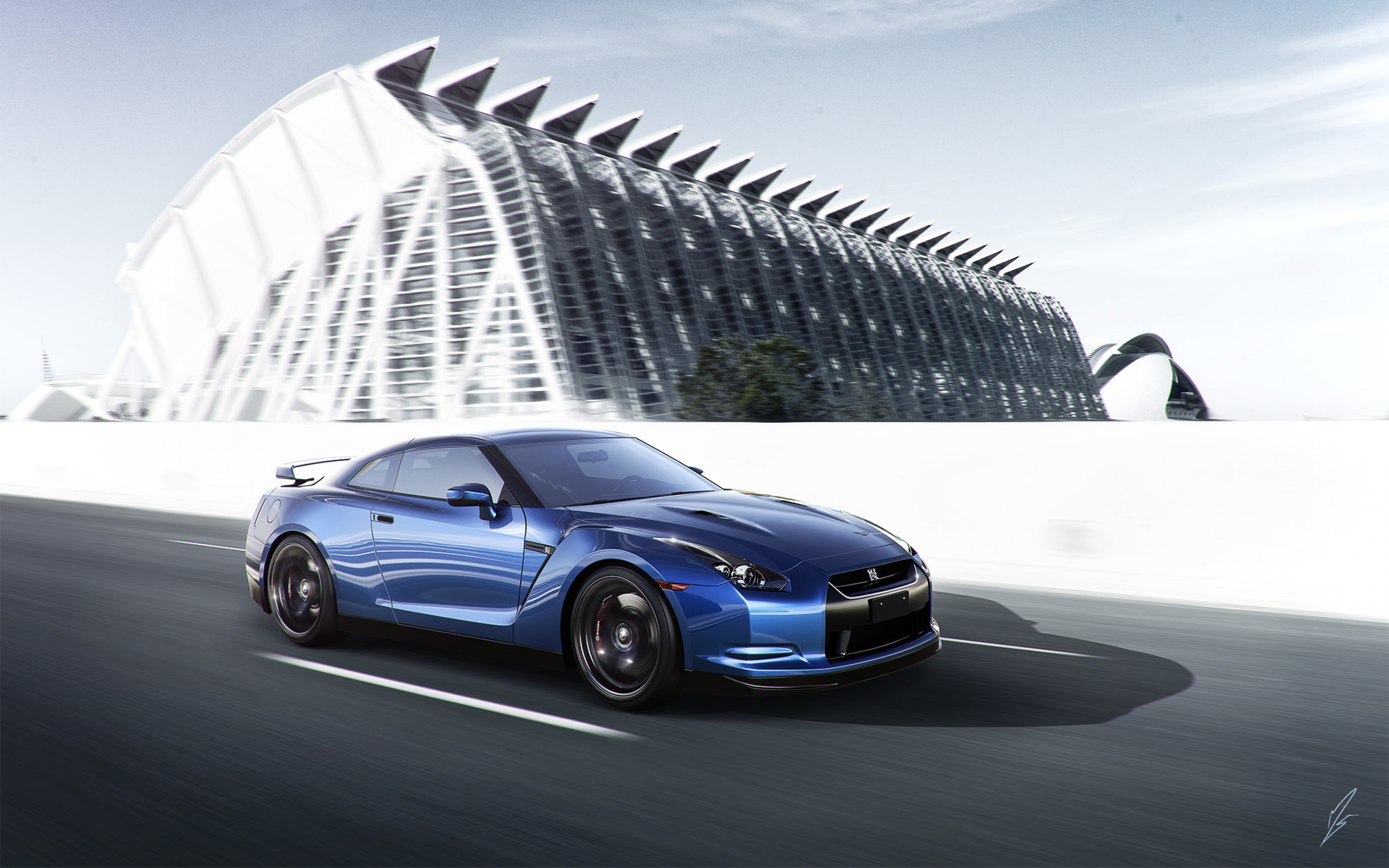 Blue Nissan Gtr Wallpapers