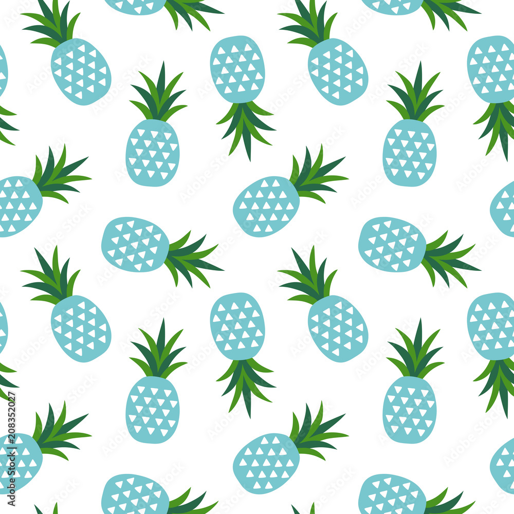 Blue Pineapple Wallpapers