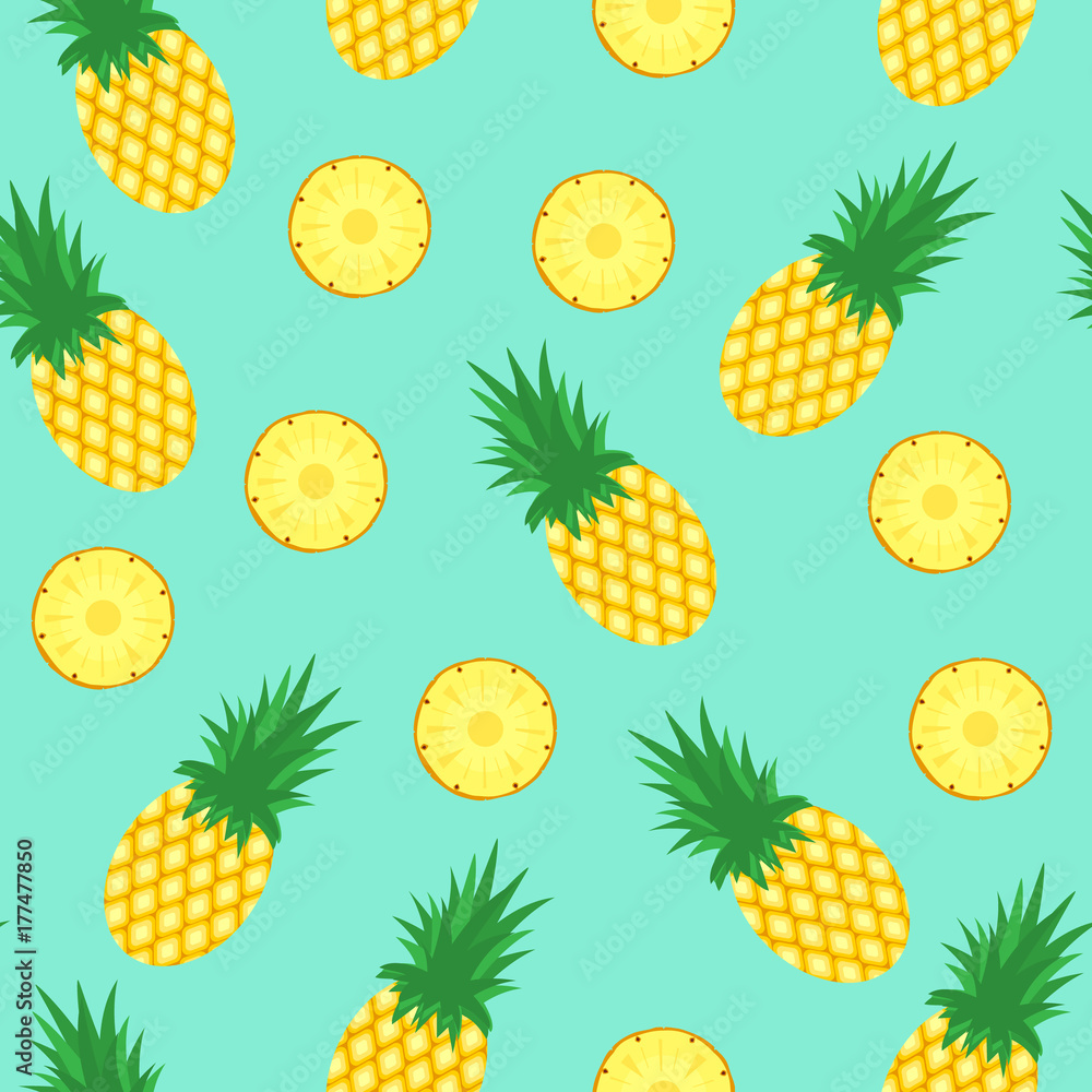 Blue Pineapple Wallpapers