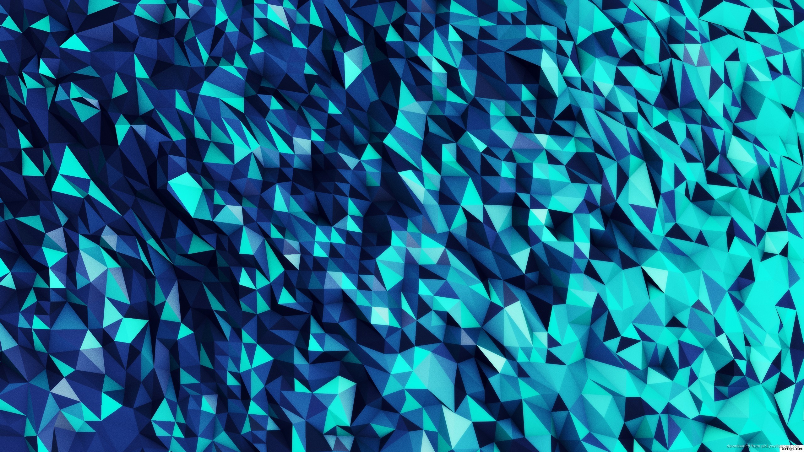 Blue Polygon Wallpapers