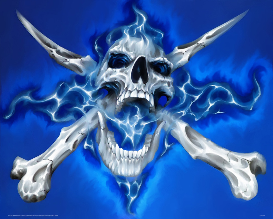 Blue Skull Wallpapers