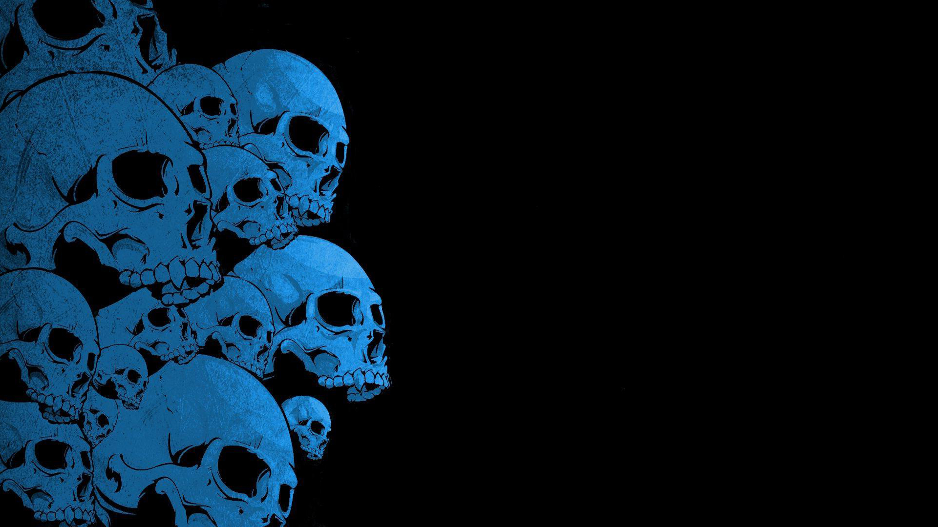 Blue Skull Wallpapers