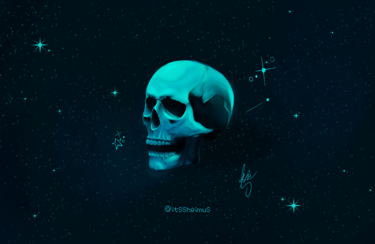 Blue Skull Wallpapers