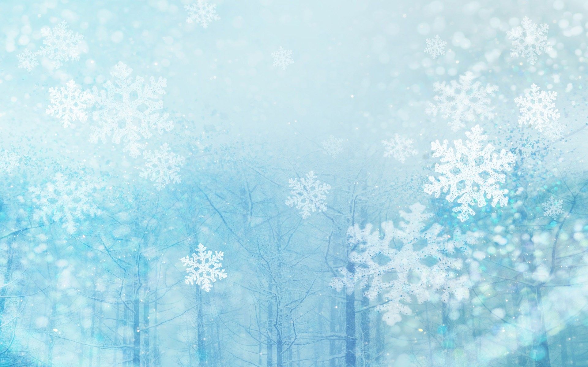 Blue Snow Wallpapers